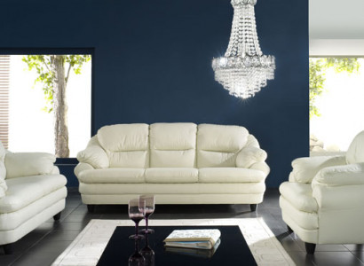 Sofa set 3+1+1 seater set design sofas upholstery relax lounges leather